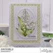 LILY OF THE VALLEY RUBBER STAMP